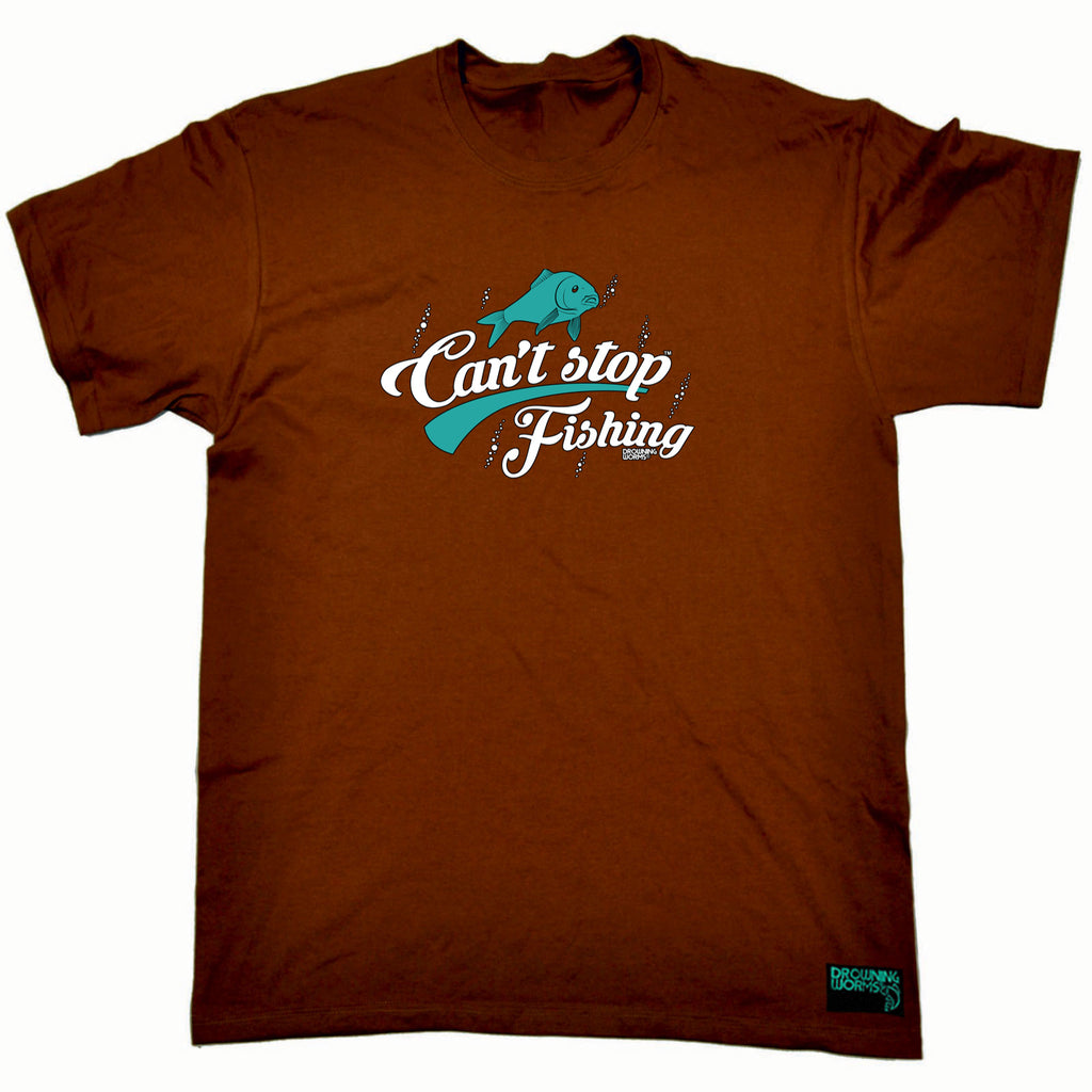 Dw Cant Stop Fishing - Mens Funny T-Shirt Tshirts