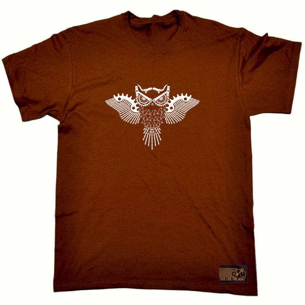 Rltw Night Rider Owl - Mens Funny T-Shirt Tshirts