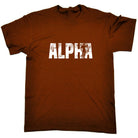Alpha Gym Bodybuilding Weights - Mens Funny T-Shirt Tshirts