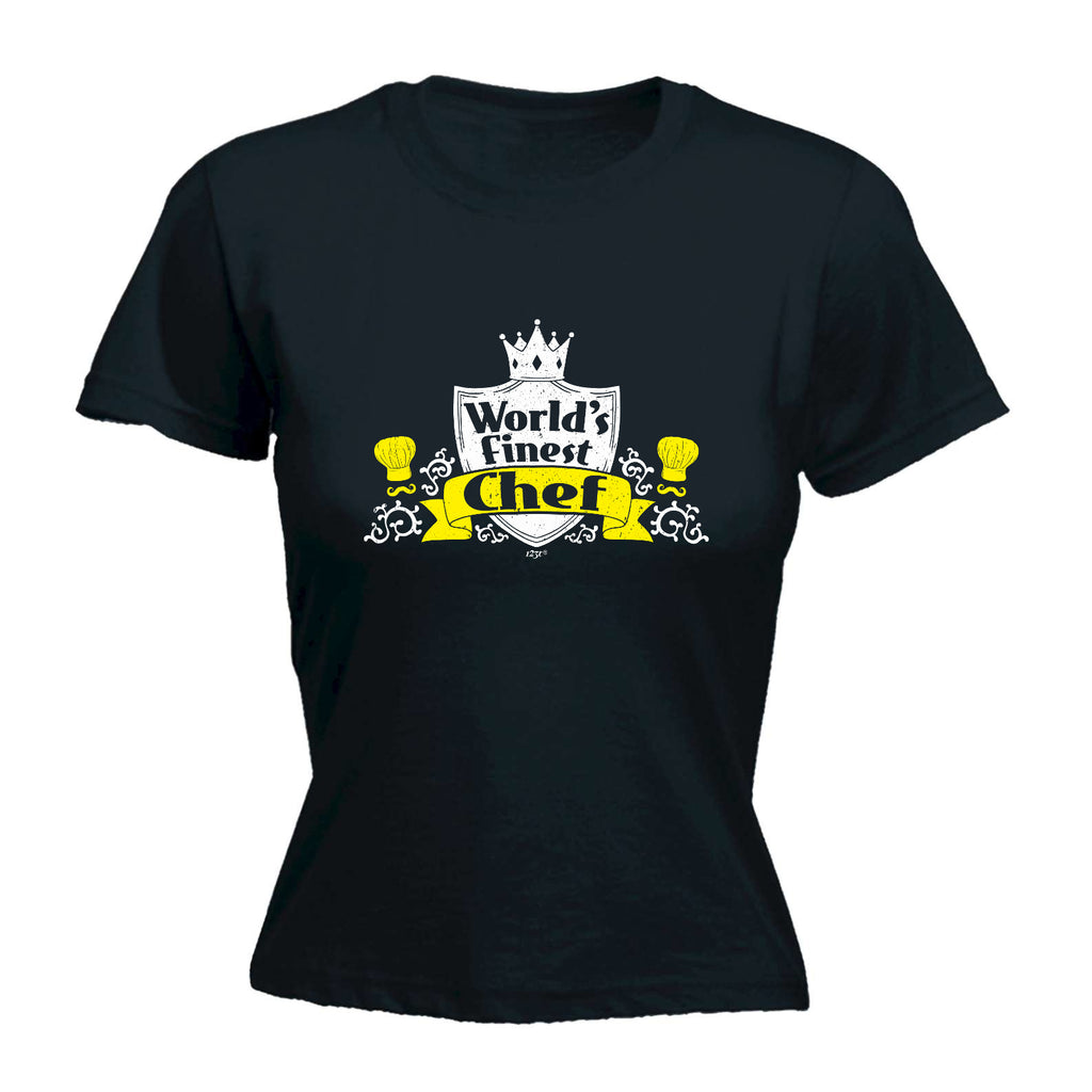 Worlds Finest Chef - Funny Womens T-Shirt Tshirt
