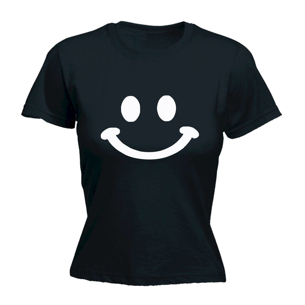 Smile Face - Funny Womens T-Shirt Tshirt