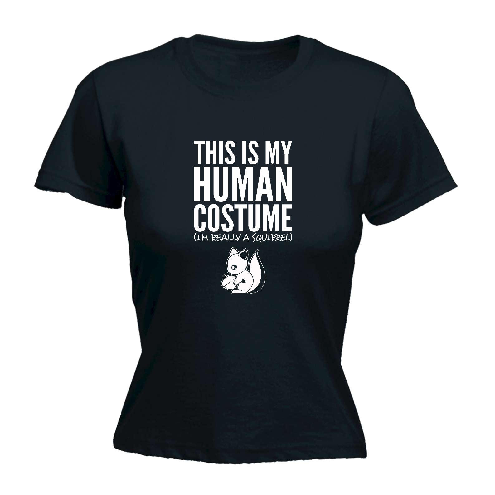 This Is My Human Costume Squirrel - Funny Womens T-Shirt Tshirt