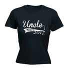 Uncle Since 2017 - Funny Womens T-Shirt Tshirt
