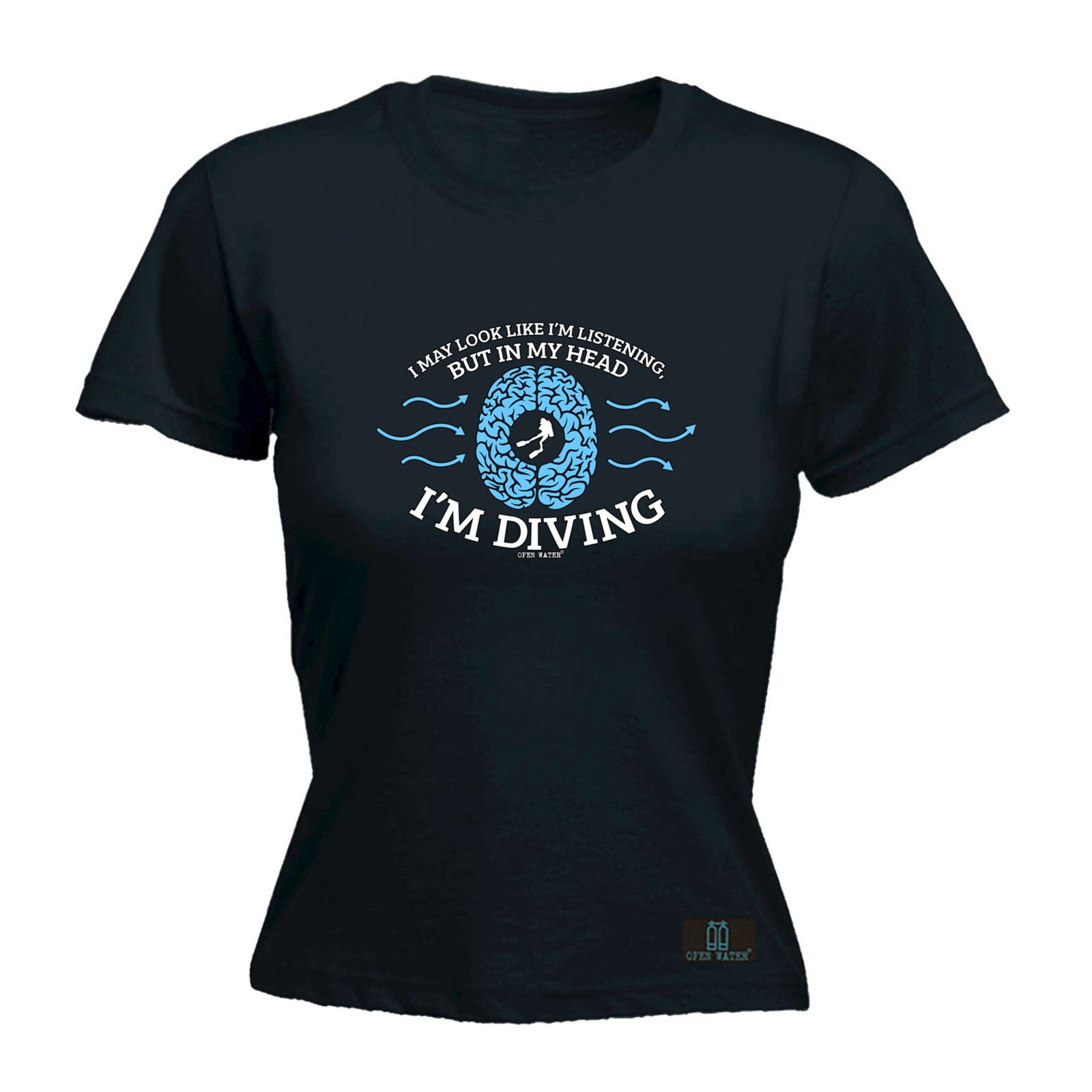 Ow I May Look Like Im Diving - Funny Womens T-Shirt Tshirt