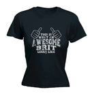 This Is What Awesome Brit - Funny Womens T-Shirt Tshirt