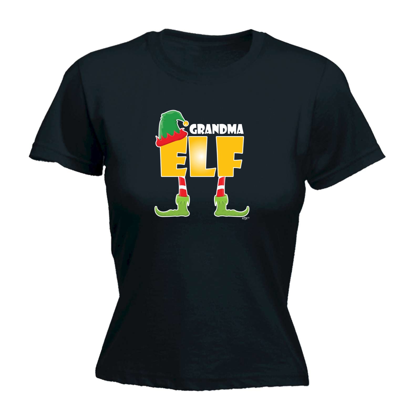 Elf Grandma - Funny Womens T-Shirt Tshirt