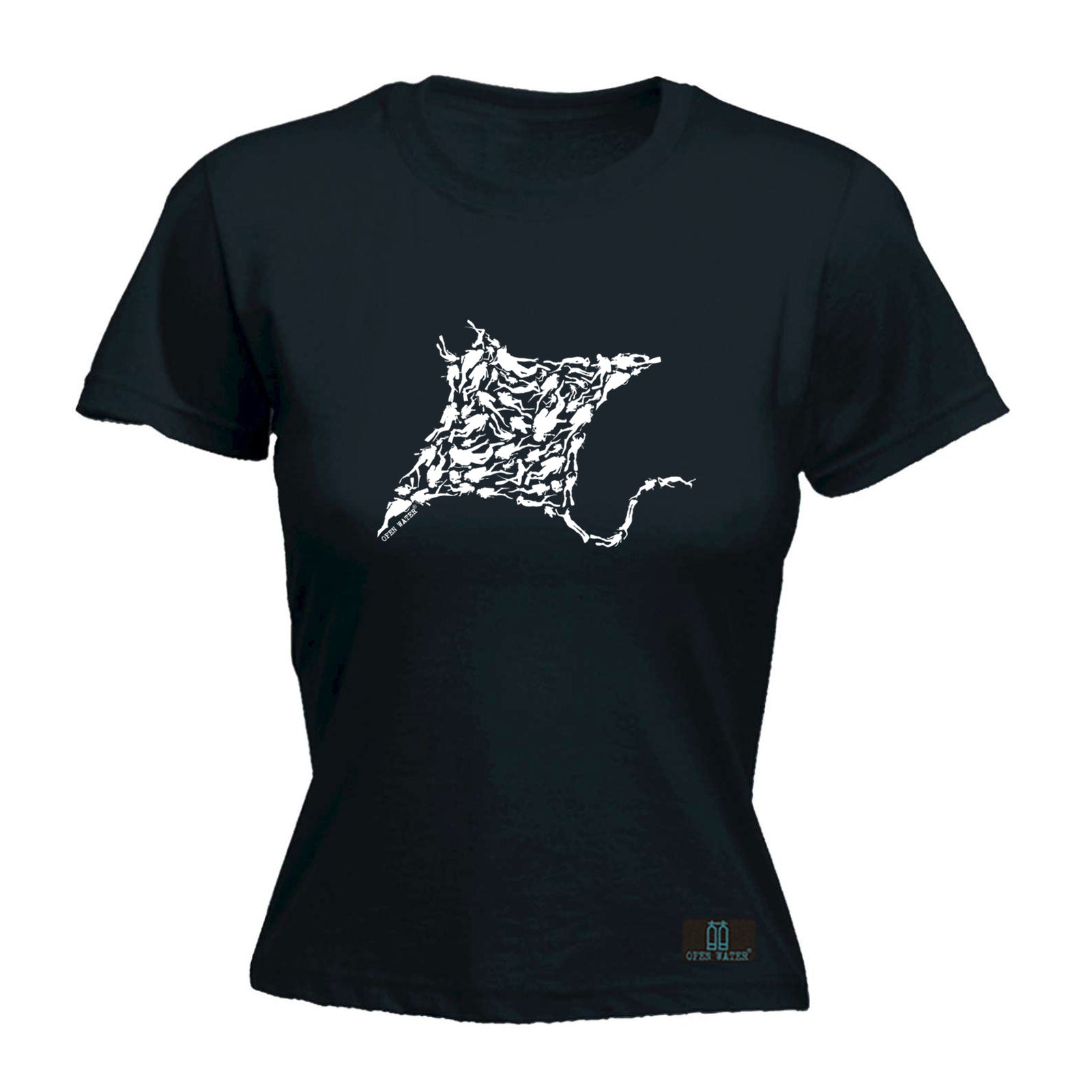 Ow Manta Ray - Funny Womens T-Shirt Tshirt