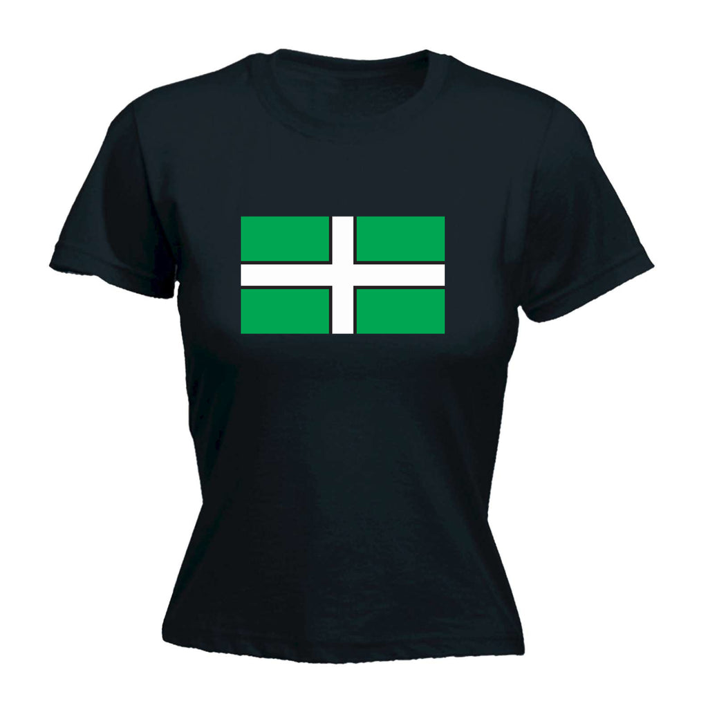 Devon Flag - Funny Womens T-Shirt Tshirt