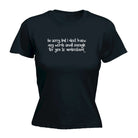 Im Sorry But Dont Know Any Words Small Enough - Funny Womens T-Shirt Tshirt