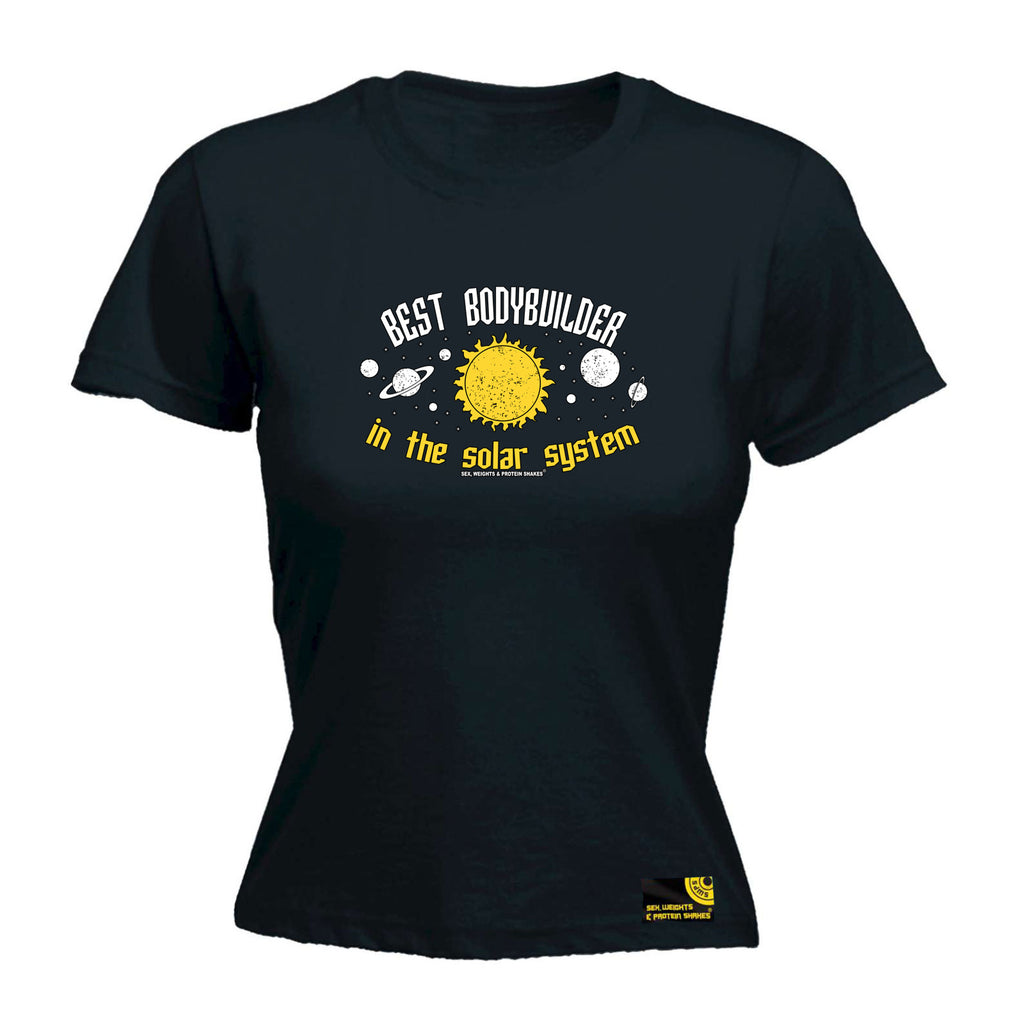 Swps Best Bodybuilder In The Solar System - Funny Womens T-Shirt Tshirt