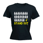 Stand Out Basketball - Funny Womens T-Shirt Tshirt