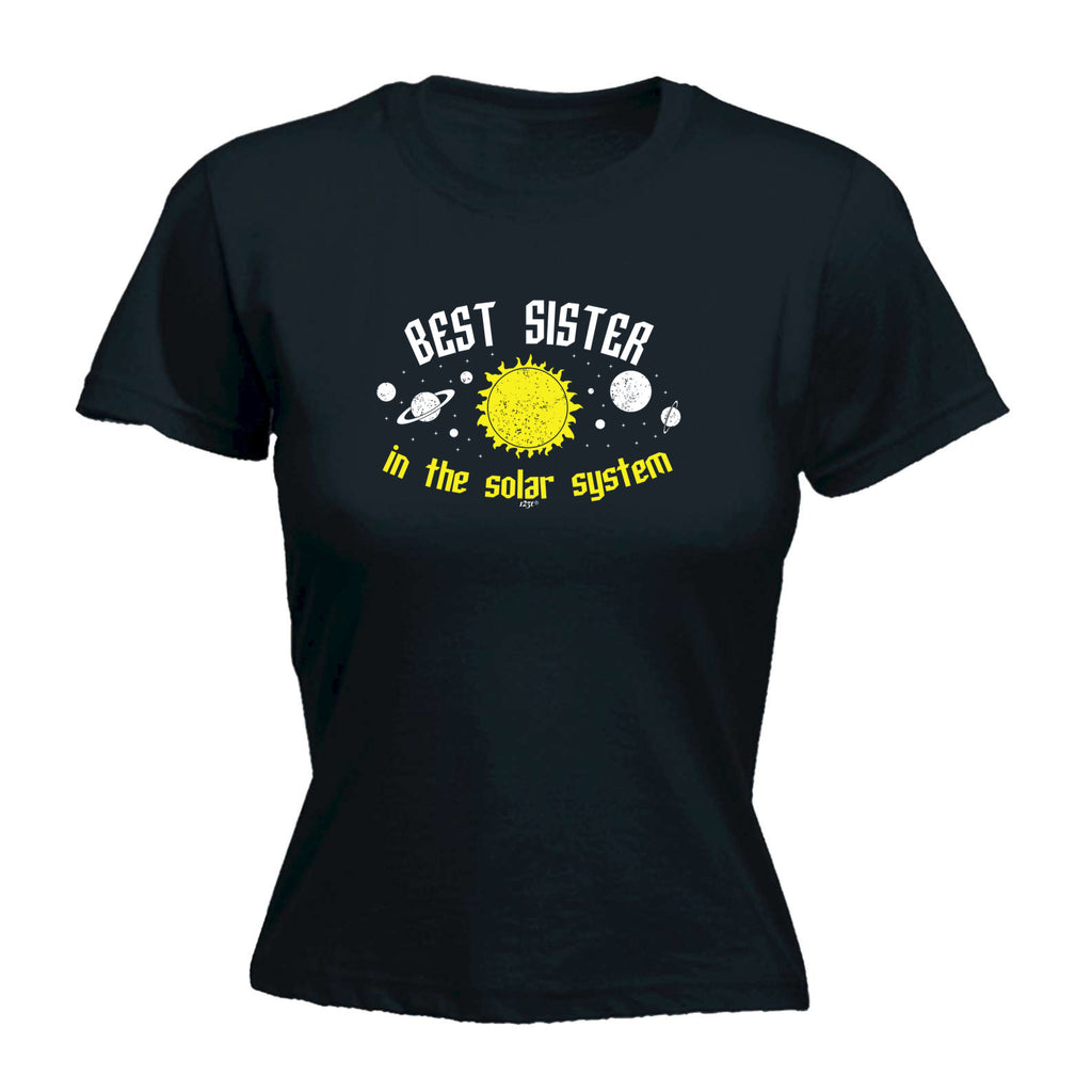 Best Sister Solar System - Funny Womens T-Shirt Tshirt