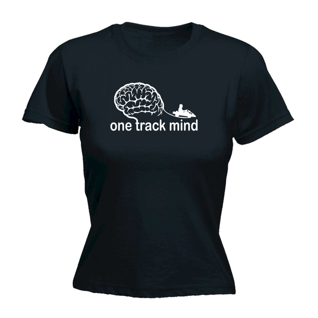 One Track Mind Gokart - Funny Womens T-Shirt Tshirt