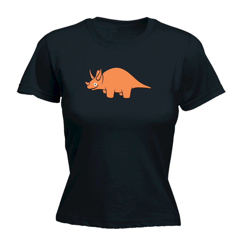 Dinosaur Triceratops Ani Mates - Funny Womens T-Shirt Tshirt