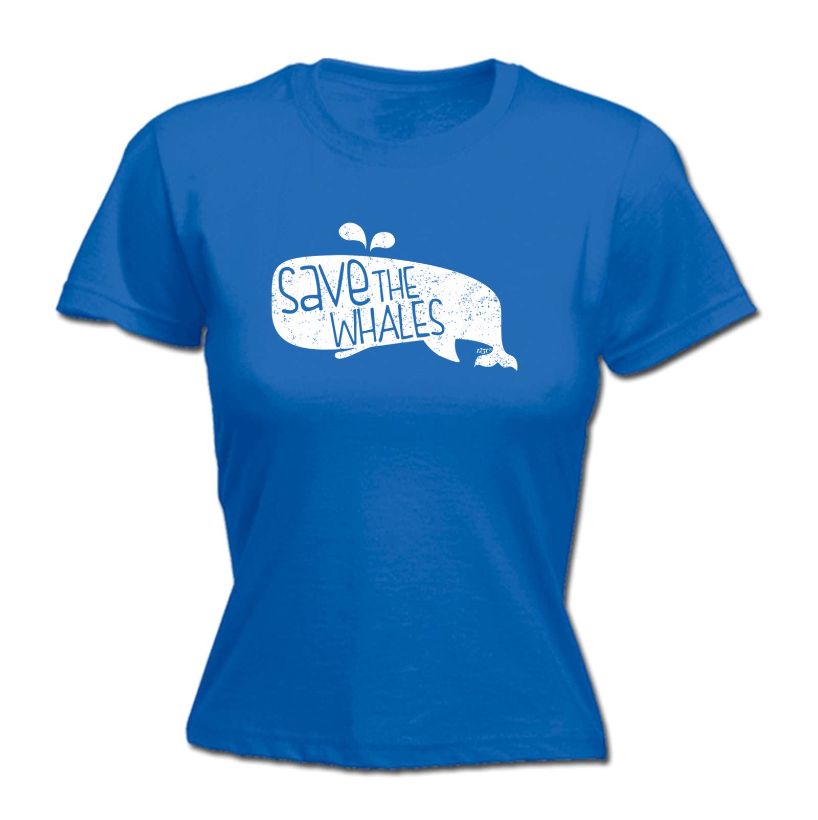 Save The Whales - Funny Womens T-Shirt Tshirt