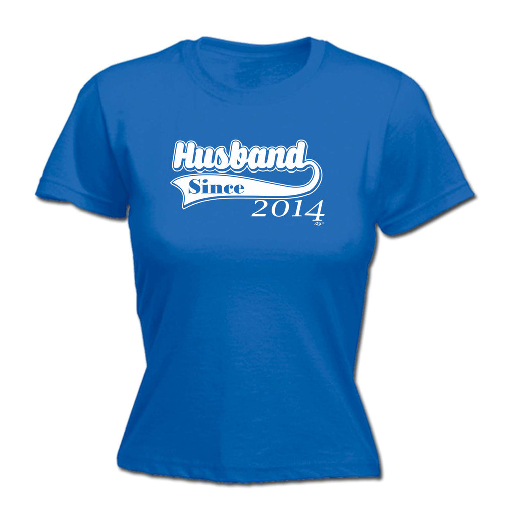 Husband Since 2014 - Funny Womens T-Shirt Tshirt