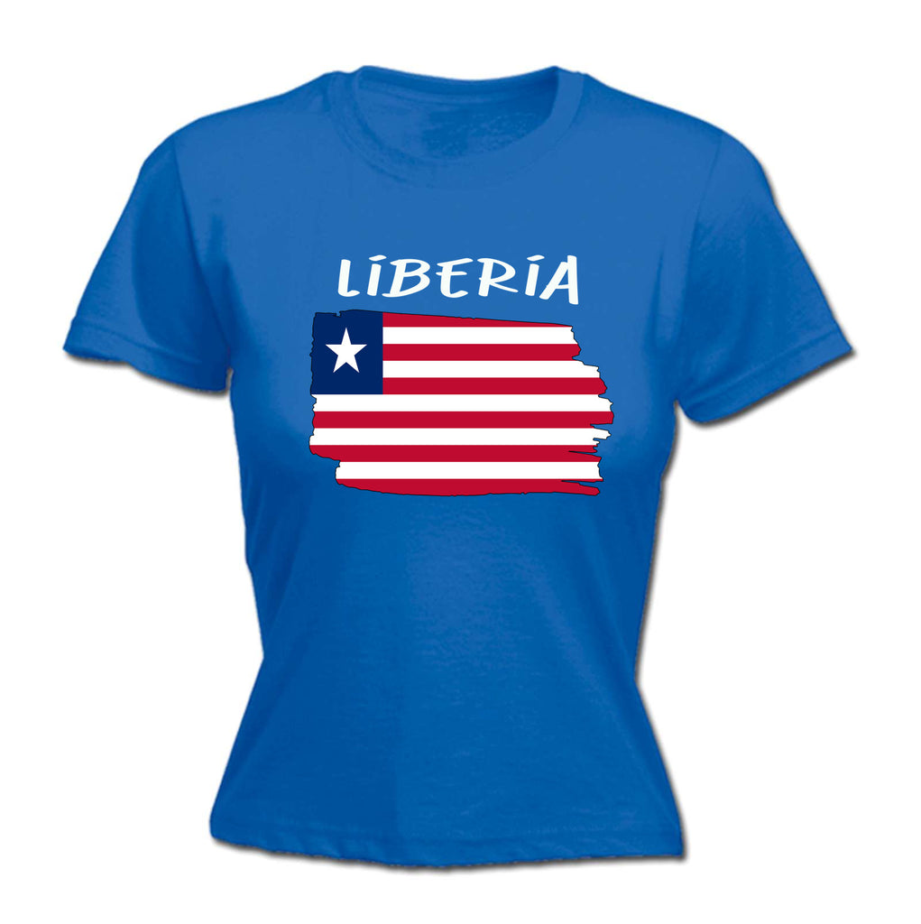 Liberia - Funny Womens T-Shirt Tshirt