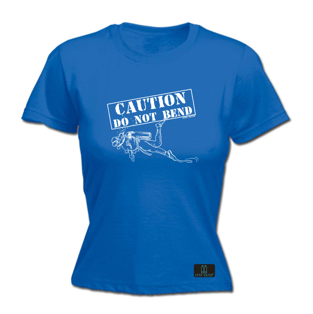 Ow Caution Do Not Bend - Funny Womens T-Shirt Tshirt