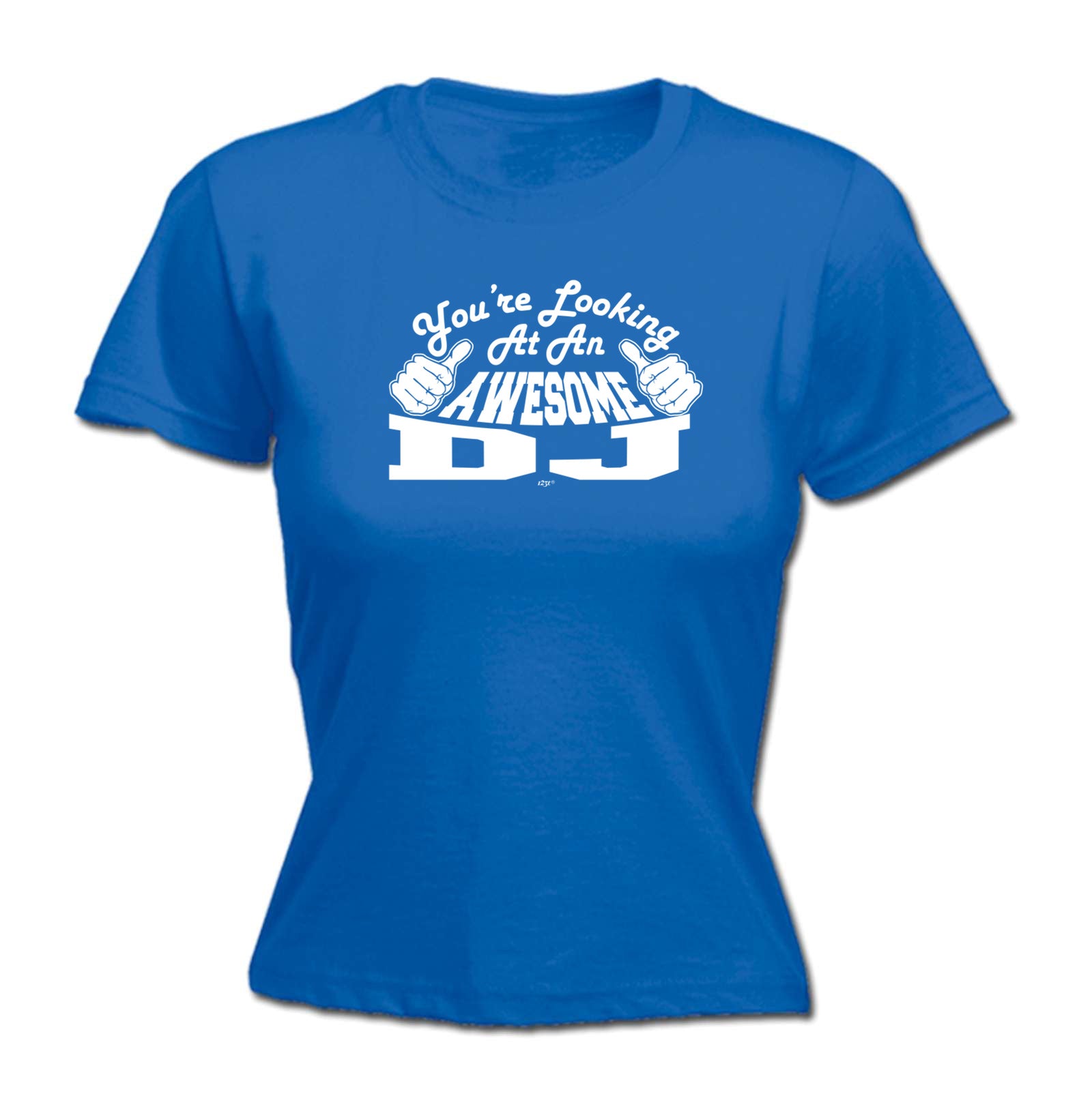 Youre Looking At An Awesome Dj - Funny Womens T-Shirt Tshirt