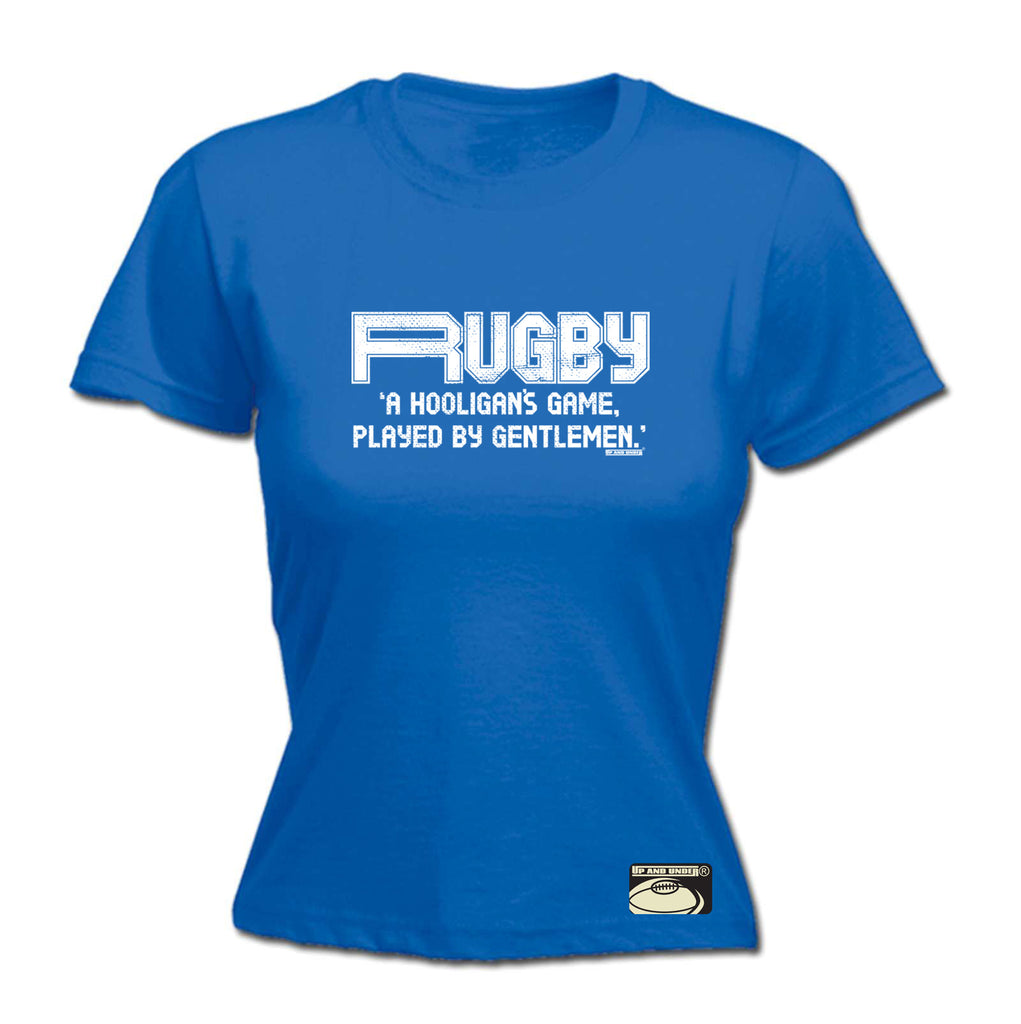 Uau Rugby Hooligans Game - Funny Womens T-Shirt Tshirt