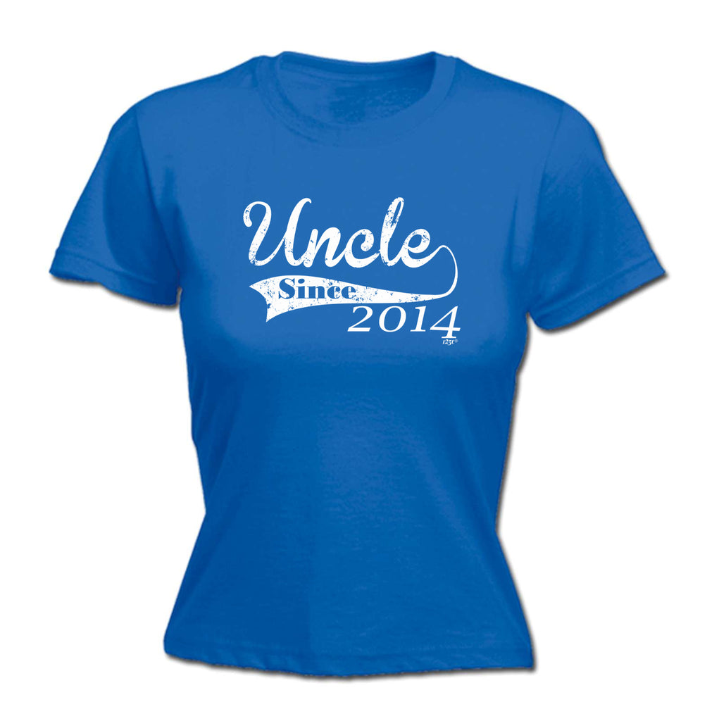Uncle Since 2014 - Funny Womens T-Shirt Tshirt