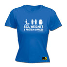 Swps Sex Weights Protein Shakes D3 - Funny Womens T-Shirt Tshirt