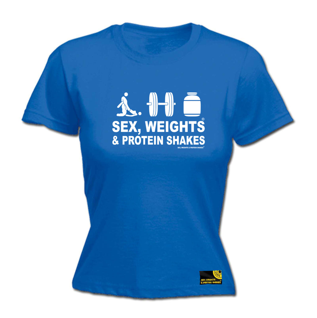 Swps Sex Weights Protein Shakes D3 - Funny Womens T-Shirt Tshirt