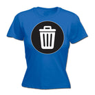 Rubbish Bin Icon - Funny Womens T-Shirt Tshirt