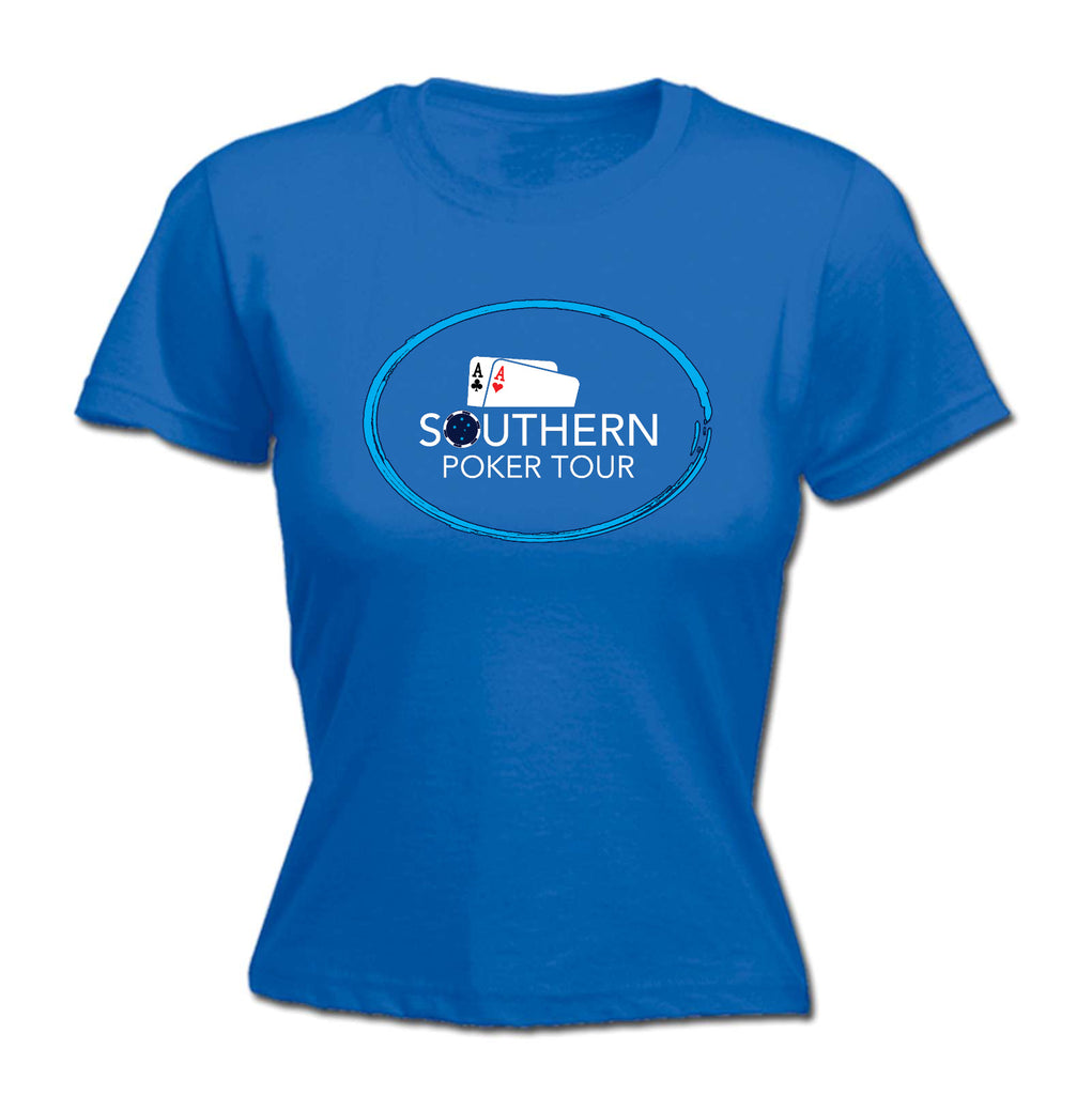 Spt Southern Poker Tour Clear Style - Funny Womens T-Shirt Tshirt