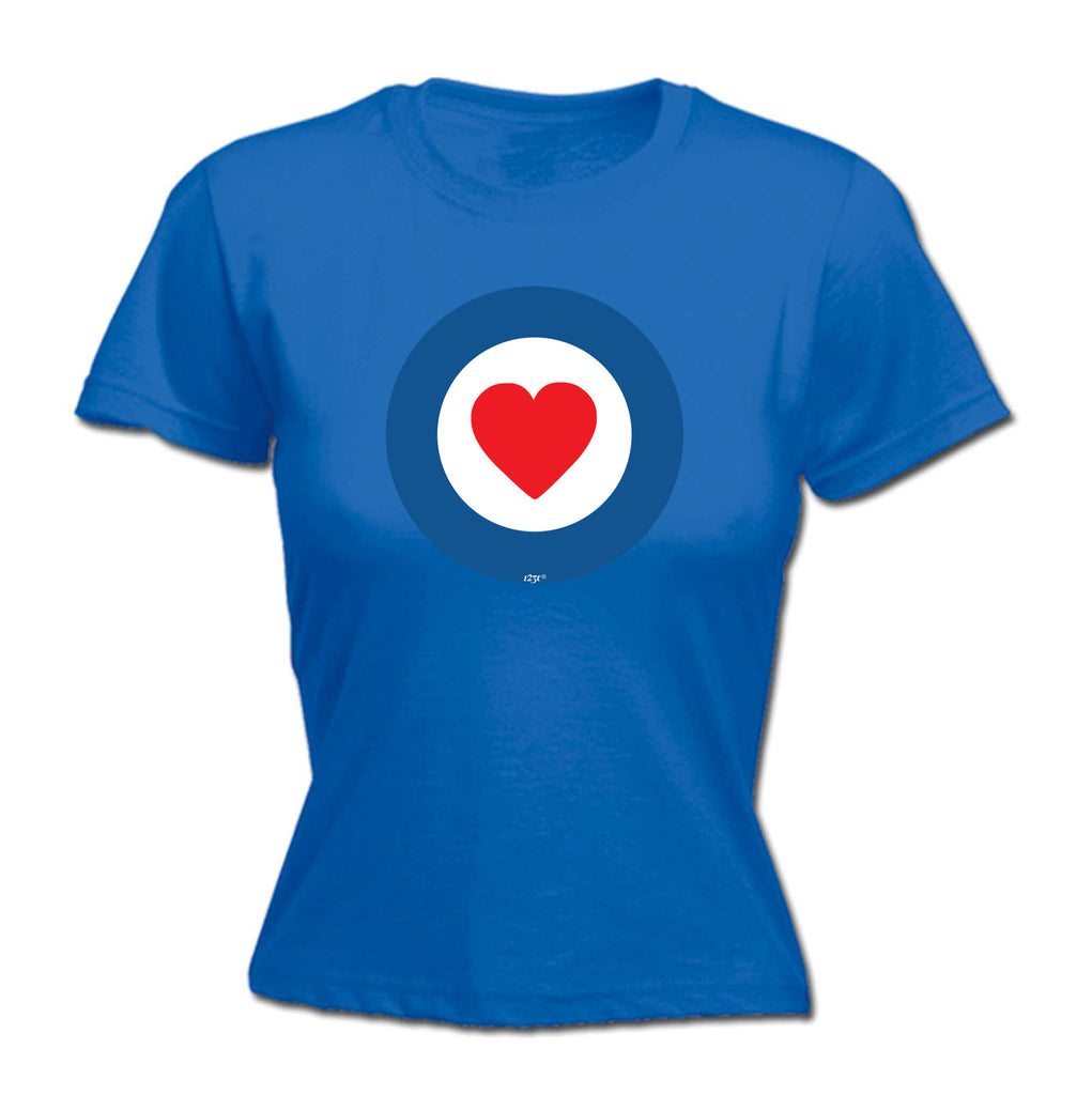 Target Heart - Funny Womens T-Shirt Tshirt