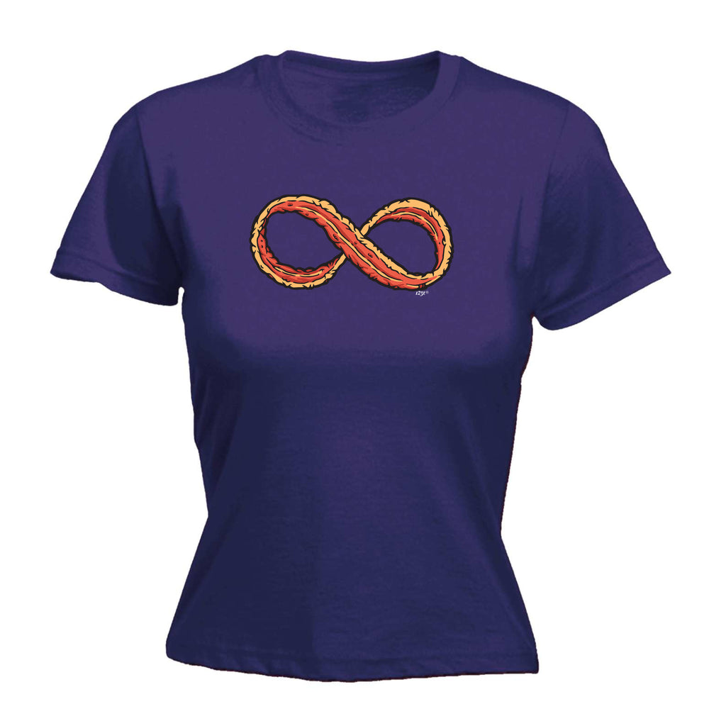 Infinity Bacon - Funny Womens T-Shirt Tshirt