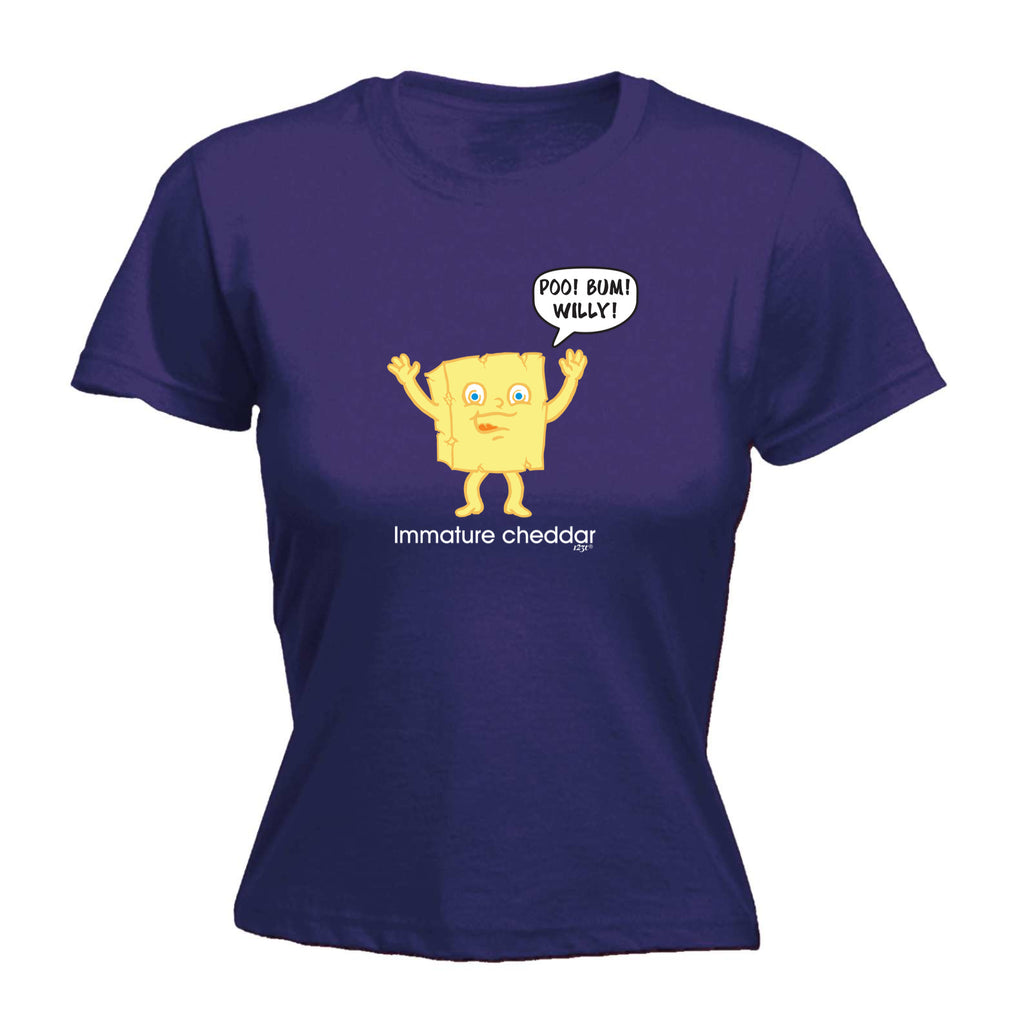 Immature Chedder - Funny Womens T-Shirt Tshirt
