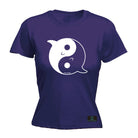 Ow Dolphin Yin Yang - Funny Womens T-Shirt Tshirt