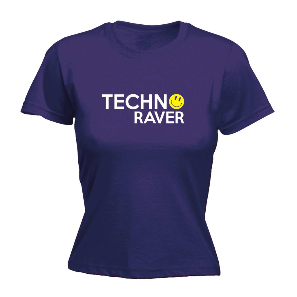 Techno Raver - Funny Womens T-Shirt Tshirt