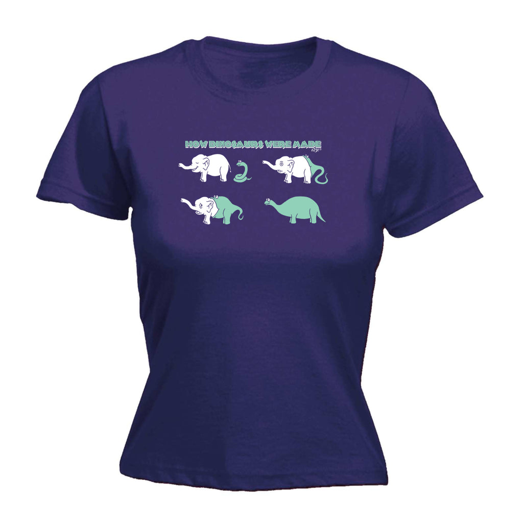 How Dinosaursaurs Were Made - Funny Womens T-Shirt Tshirt