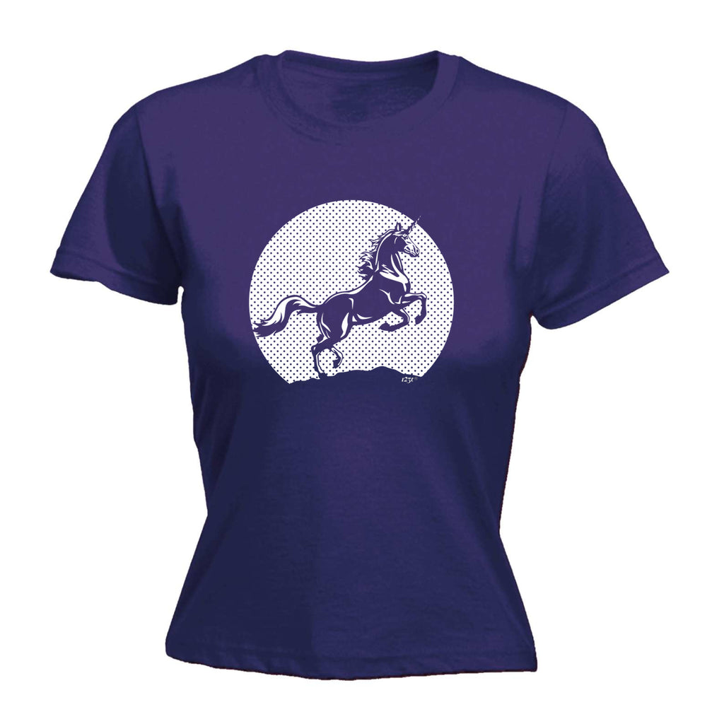 Sunset Unicorn - Funny Womens T-Shirt Tshirt
