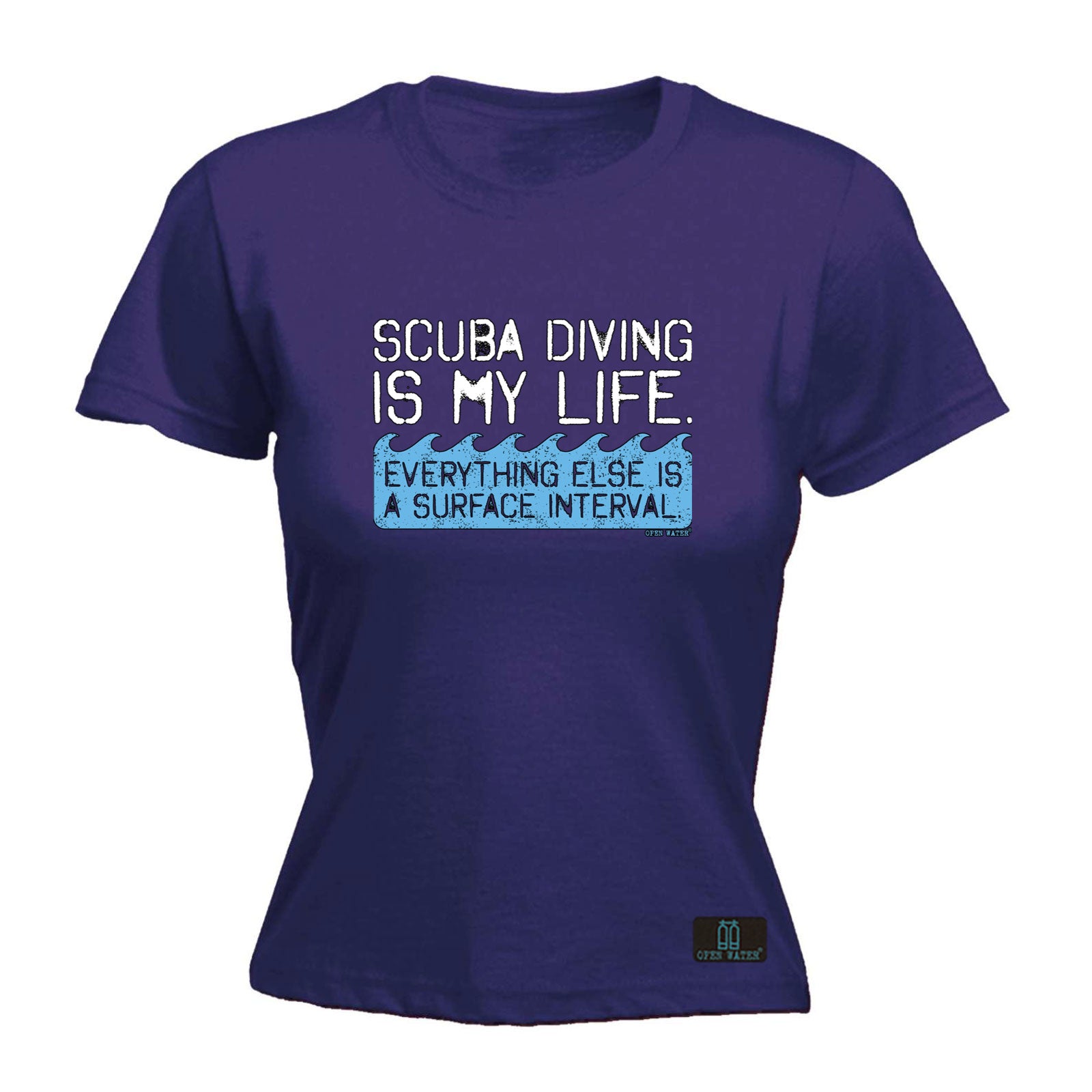 Ow Scuba Diving Is My Life - Funny Womens T-Shirt Tshirt