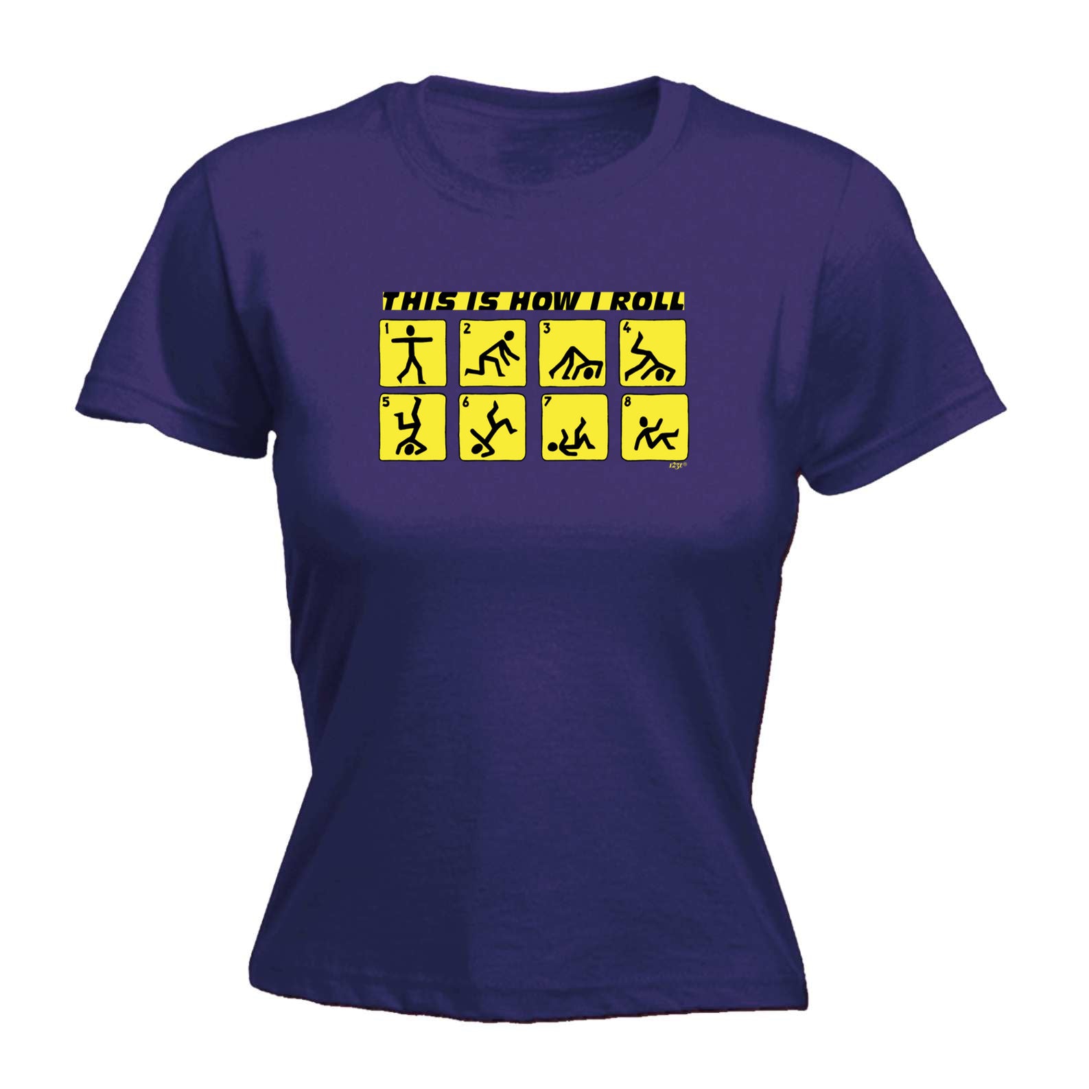 This Is How Roll Stickmen - Funny Womens T-Shirt Tshirt