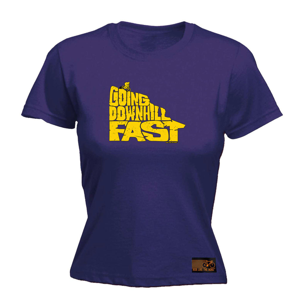 Rltw Going Downhill Fast - Funny Womens T-Shirt Tshirt