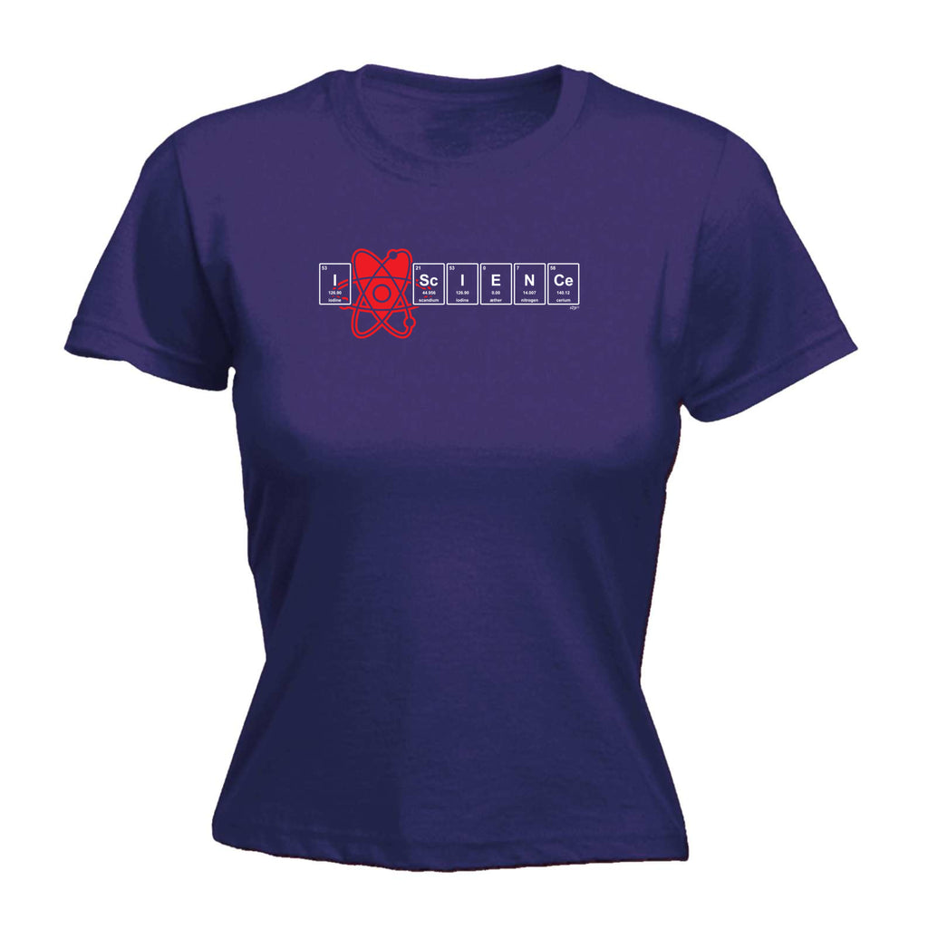 Love Science Periodic - Funny Womens T-Shirt Tshirt