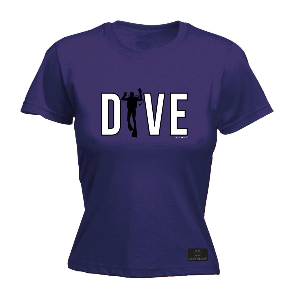 Ow Dive - Funny Womens T-Shirt Tshirt