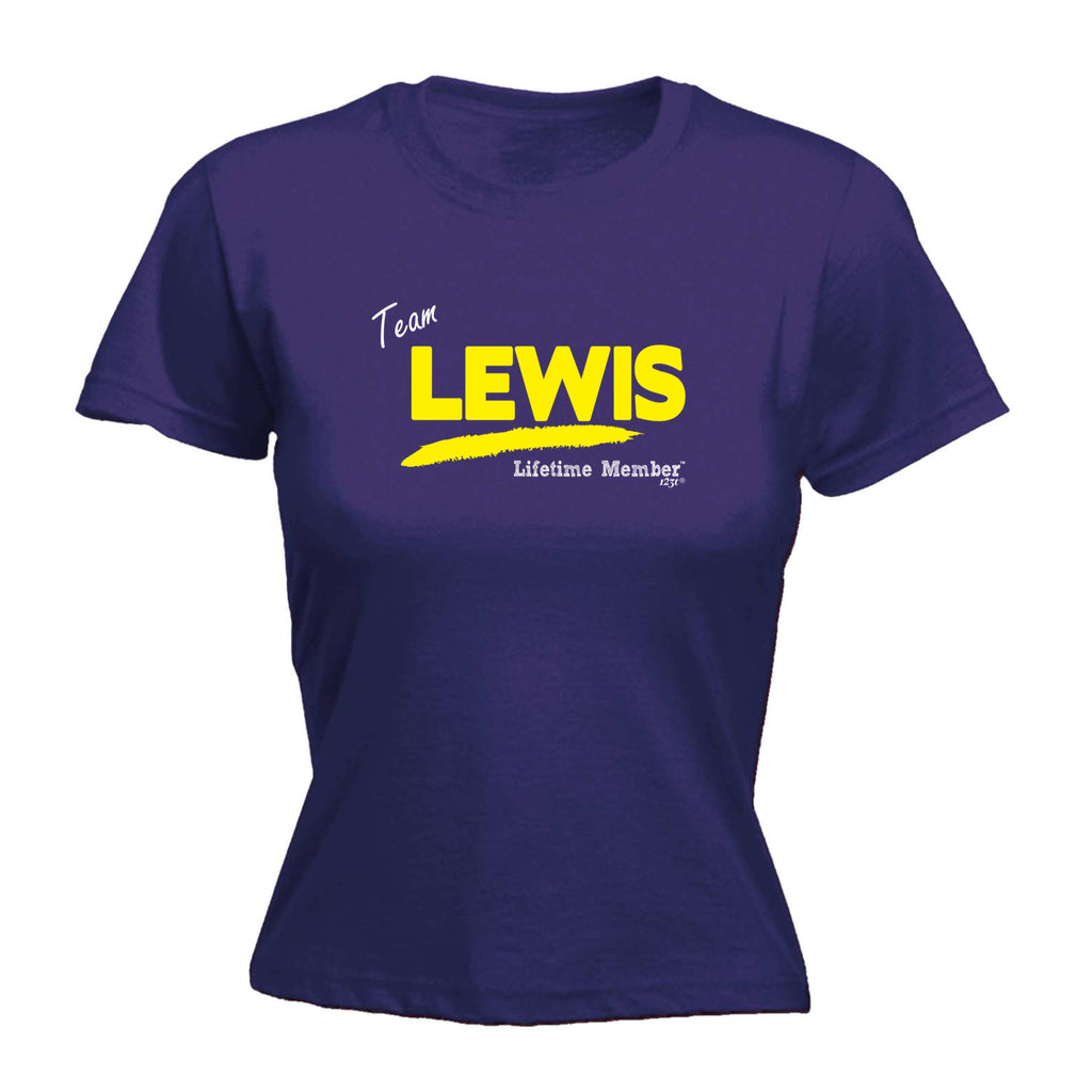 Lewis V1 Lifetime Member - Funny Womens T-Shirt Tshirt