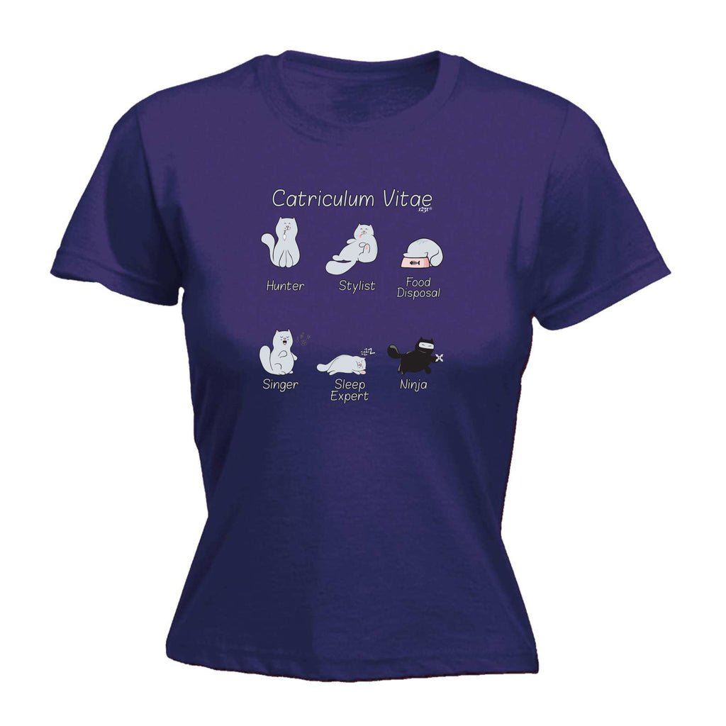 Catriculum Vitae Cat - Funny Womens T-Shirt Tshirt