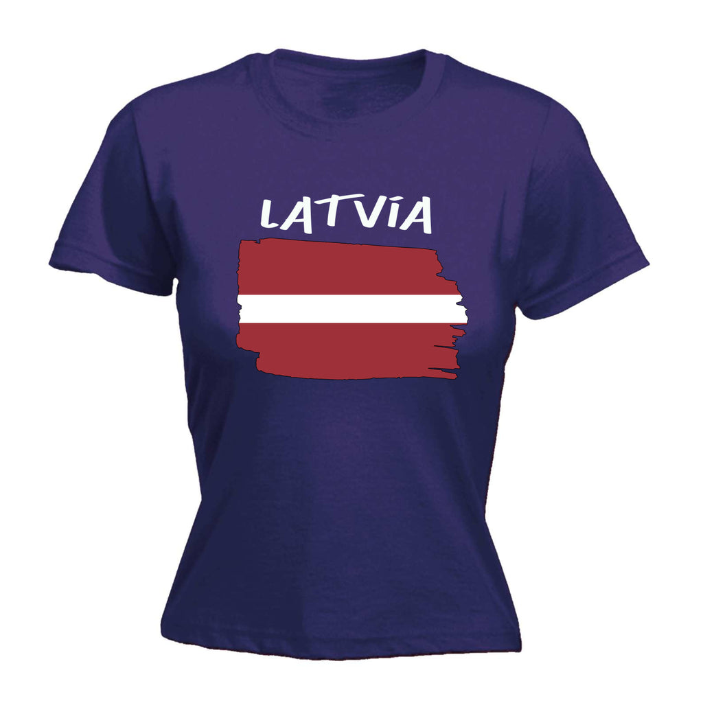 Latvia - Funny Womens T-Shirt Tshirt
