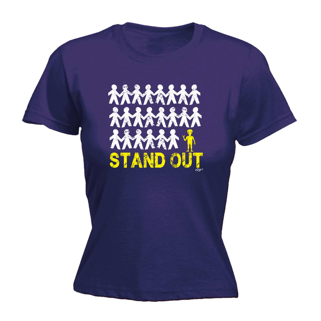 Stand Out Alien - Funny Womens T-Shirt Tshirt