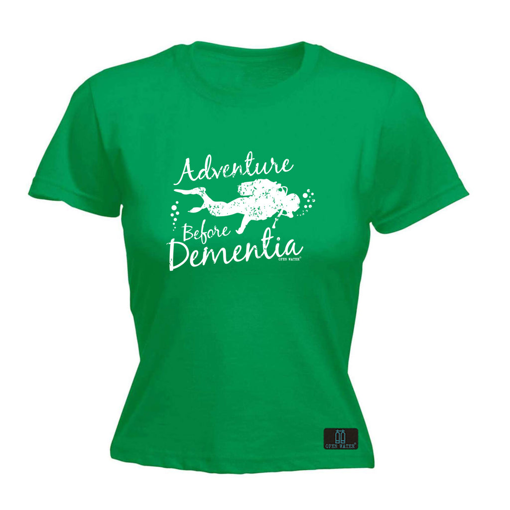 Ow Adventure Before Dementia Scuba - Funny Womens T-Shirt Tshirt
