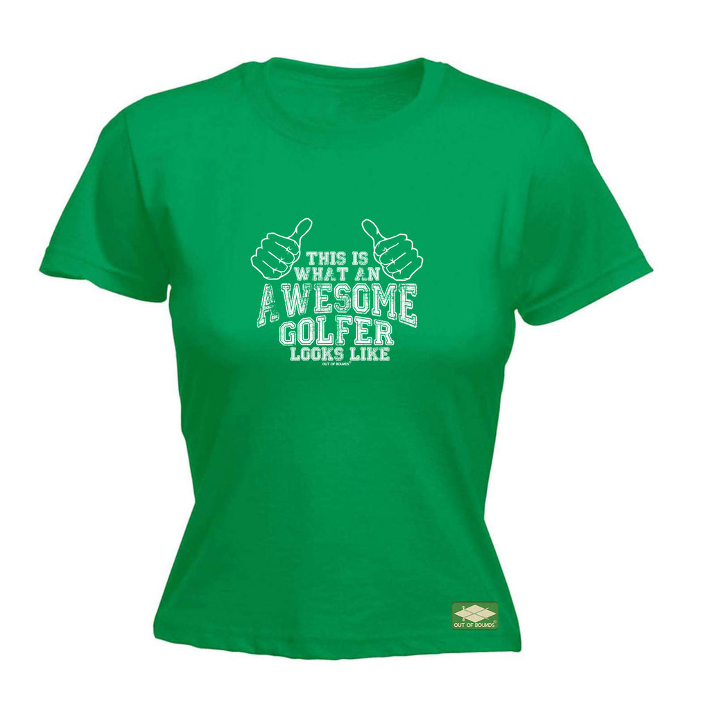 Oob This Is Awesome Golfer - Funny Womens T-Shirt Tshirt