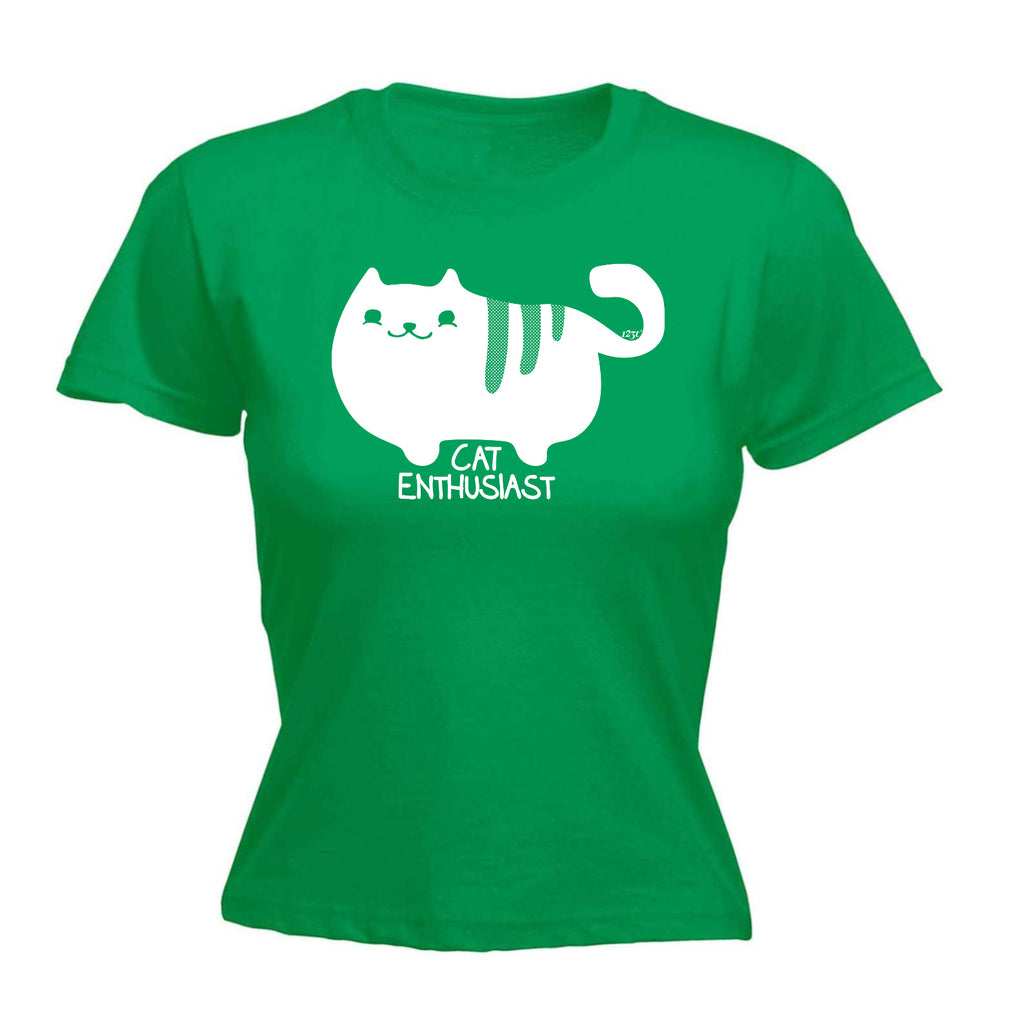 Cat Enthusiast - Funny Womens T-Shirt Tshirt