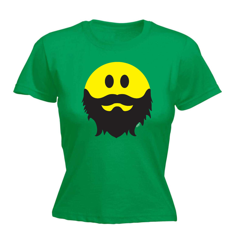 Bearded Smile - Funny Womens T-Shirt Tshirt