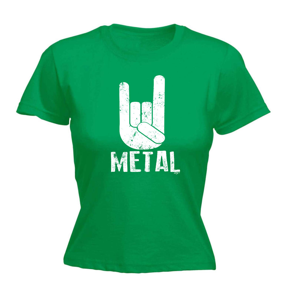 Metal Music - Funny Womens T-Shirt Tshirt